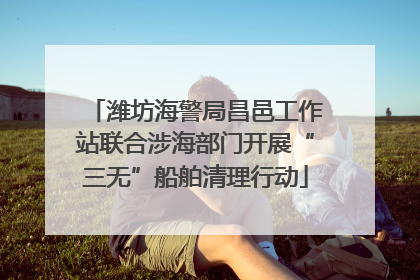 潍坊海警局昌邑工作站联合涉海部门开展“三无”船舶清理行动